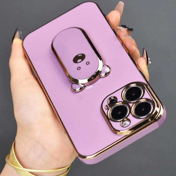 iPhone 15 Case iPhone 14 Case iPhone 13 Case iPhone 12/11 Case Bear Stand - Picture 4 of 5